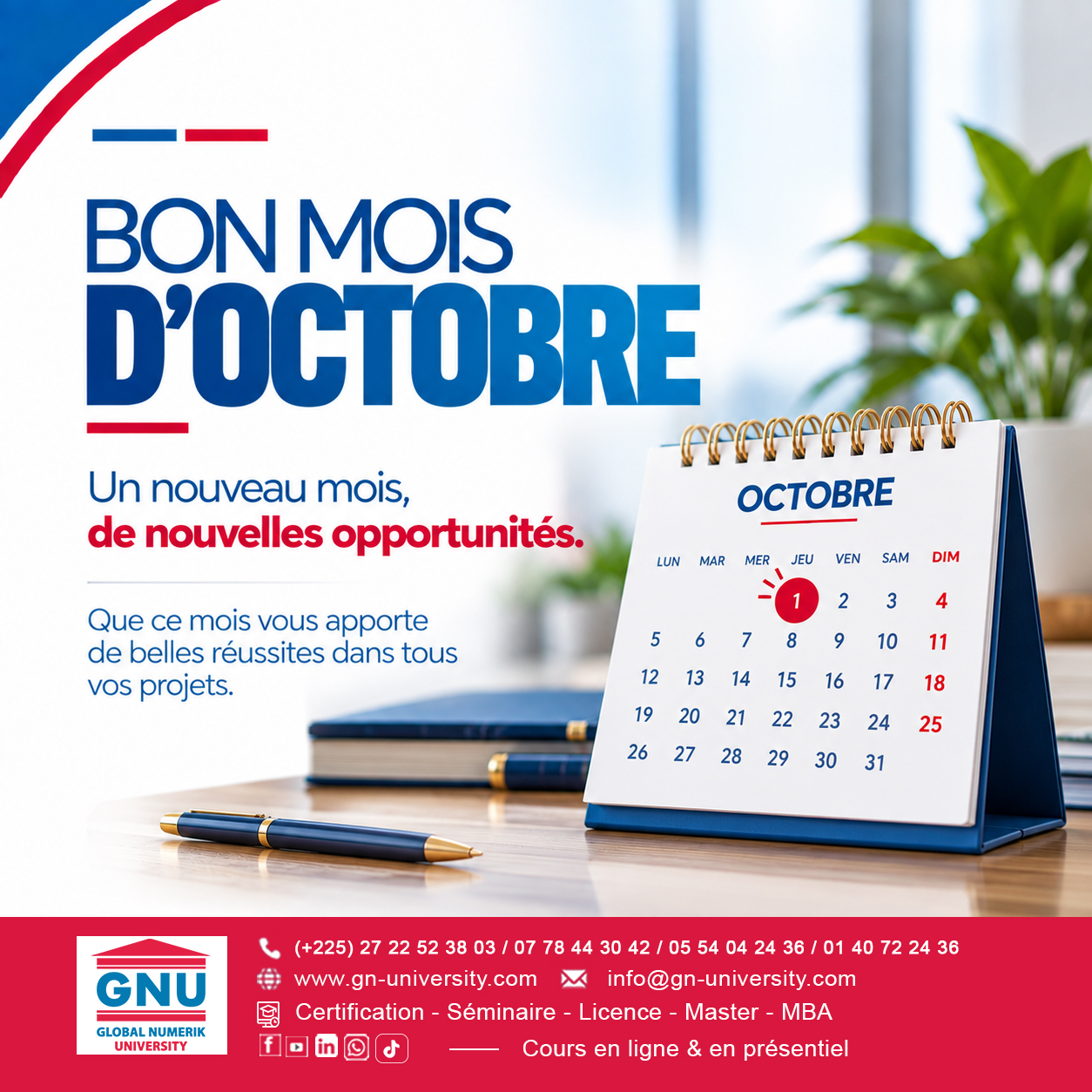 Visuel GNU bon mois d'octobre
